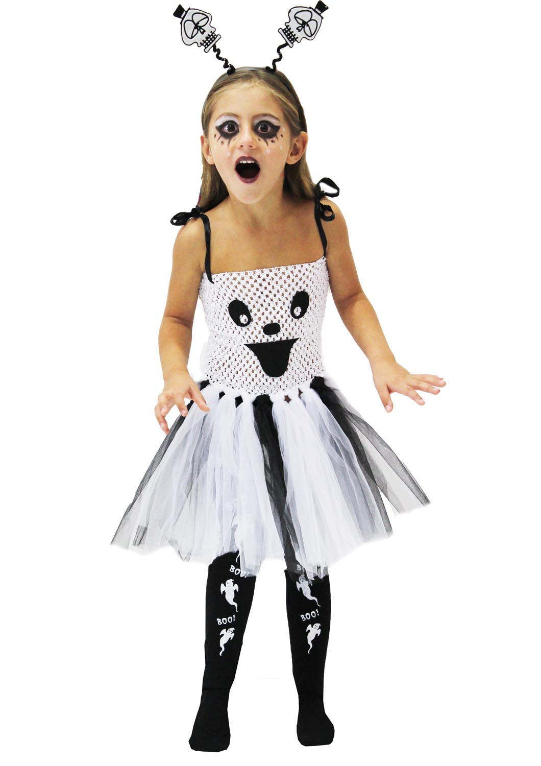 COSTUME DA FANTASMA BAMBINA